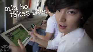 Lee Min Ho Toyota Camry BTS - Min Ho takes five