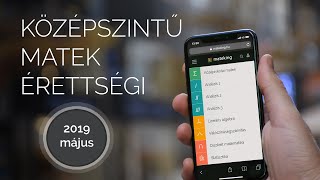 2019 május Matek érettségi megoldások második rész