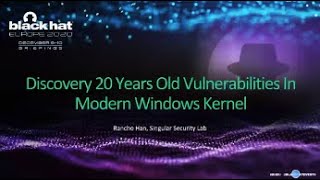 Discovering 20 Year Old Vulnerabilities in Modern Windows Kernel