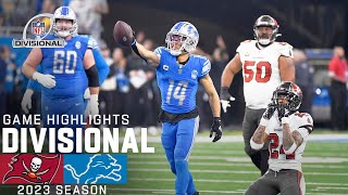 Tampa Bay Buccaneers vs. Detroit Lions Game Highlights | NFL 2023 Divisional Round