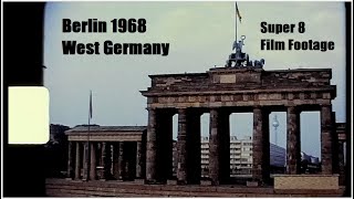 Berlin, West Germany 1968 - Berlin Wall - Super 8 Film Footage - looking into East Germany