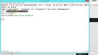 053 Learn python and ruby programming:- Creating window