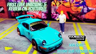 Unboxing Tarmac Works 1/64 Porsche RWB 964 Tiffany