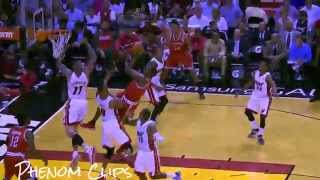 Birdman's Big-time Block | Bucks vs Heat | April 2, 2014 | NBA 2013-2014 Season