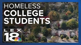 College students affected by homelessness