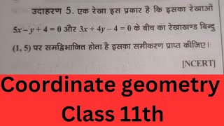 class 11th coordinate geometry ncert chapter 9 question iit jee/engineering , bsc entrance exam