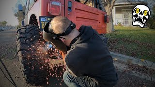 Old School Jeep Build (Part 19) | Rear Bumper Delete \u0026 Recovery Point