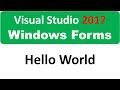 Windows Form - Hello World