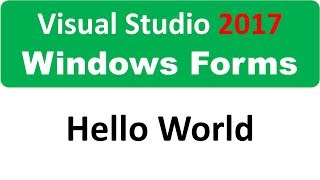 Windows Form - Hello World