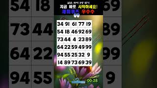 같은 숫자 3쌍을 찾아주세요 241006