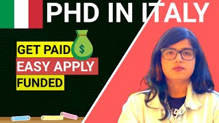 PHD IN ITALY- Application Process, Fees, Monthly Stipend of 800 to 1000 Euros