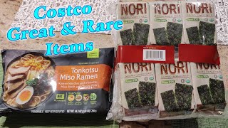 Costco | Pulmuone Japanese Miso Tonkotsu Ramen with Pork Chashu | Kim Nori Seasoned Seaweed Snack