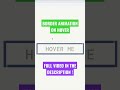 Button with Border Animation on Hover using CSS