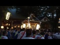 平成29年 平塚市 四之宮 八坂神社 前鳥神社境内社 例大祭 神輿宮入