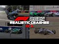 F1 2024 REALISTIC CRASHES #1