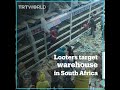 Hundreds in South Africa loot shops amid violent protests