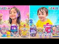 LEIKA VS LEXIE BORONG MAINAN DI KIDS STATION 😍 CHALLENGE BELANJA MAINAN VIRAL SATU WARNA