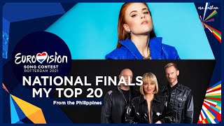 Eurovision 2021 | National Final Season | My Top 20 | February 13