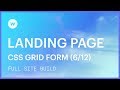 Landing page tutorial — Grid-based form (Part 6 of 12)