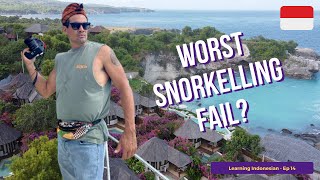 🇮🇩SNORKELLING FAIL  - Nusa Ceningan Di Bali #nusaceningen #sanur