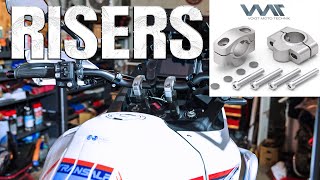 Handlebar Risers for the HONDA TRANSALP 750 - Is There a DIFFERENCE?