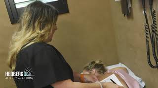Hedberg Allergy - Skin Patch Testing Demonstration
