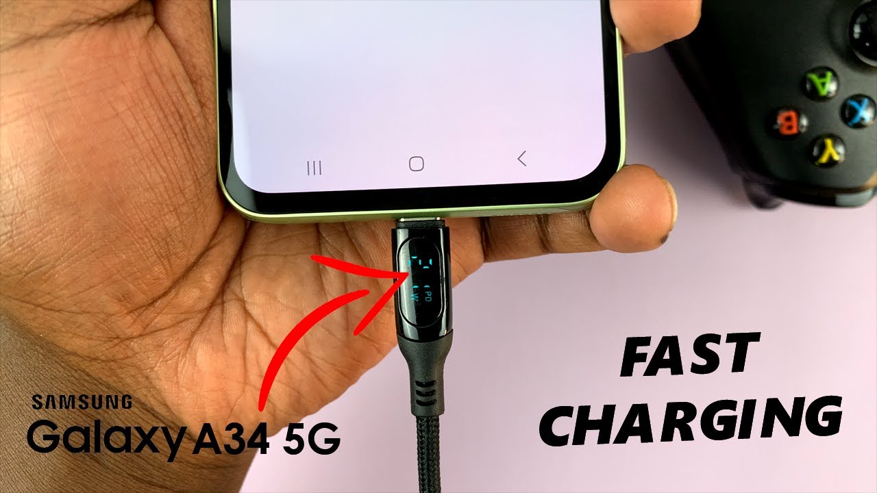 How To Enable Fast Charging On Samsung Galaxy A34 5G | Charge Samsung ...