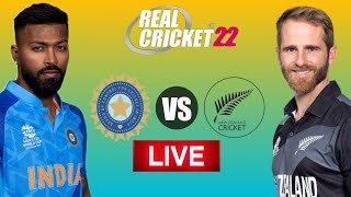 INDIA VS NEW ZEALAND | 2nd T20 LIVE MATCH | REAL CRICKET 22 | #BOSSGAMINGLIVE