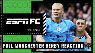 FULL REACTION to Manchester City vs. Manchester United: Haaland HAT TRICK AGAIN! | ESPN FC
