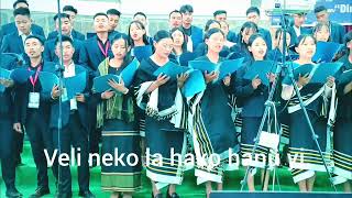 SBC Hosting Choir presenting farewell song 🤗 ( Uko tsûzi lûbizo de cho kûkre to.)