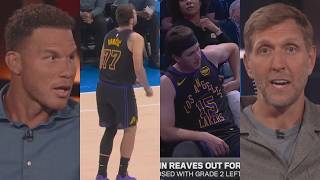 Dirk, Blake & UD react to Austin Reaves and Luka Doncic out weeks with injury 😬
