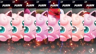 【スマブラSP】　同キャラで違うレベルのCPU8人を戦わせてみた（12：プリン）