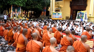 បុណ្យមាឃបូជា - វត្តបទុមវតី - Birthday Buddha -  Wat Botumvotey 11, February,2017