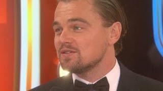 Leo On His Emotional Globes Acceptance Speech