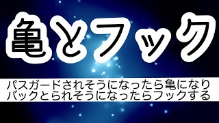 【しんすけ先生】亀になってフックで防ぐ