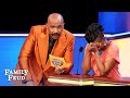 Mom immediately regrets her answer on the Feud!!