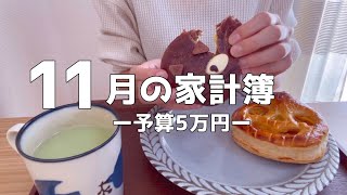 11月の家計簿/生活費公開【一人暮らし節約貯金独身OL】