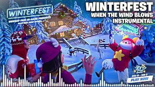 Fortnite Winterfest When the Wind Blows Instrumental Music Extended (Chapter 4 Season 1)