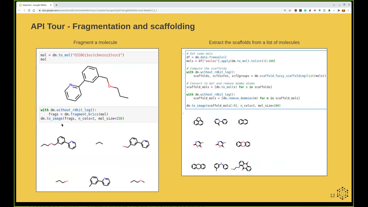 Hadrien Mary - Datamol: Molecular Manipulation Made Easy - YouTube