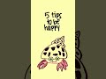 5 Tips to Happiness ft. Happy Hermit Crab | #shorts