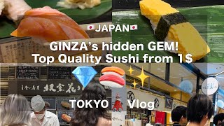 #2 I went to a very popular sushi restaurant in Ginza to see when it was open. #vlog #vlogs