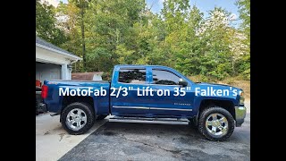 2016 Silverado LTZ MotoFab 2/3 Level w/ 35\