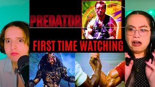 the GIRLS REACT to *Predator (1987)* THIS IS INSANE!! (First Time Watching) Sci-fi Movies