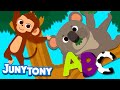 Alphabet Animals | Phonics Song | ABC Animals | Alphabet Songs for Kids | Learn Engilsh | JunyTony