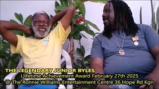 JR BYLES LIFETIME ACHIEVEMENT AWARD AT ORIGINAL DANCEHALL THURSDAY FEB.27,2025