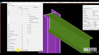 Tekla Basic - Learning View properties tool in Tekla
