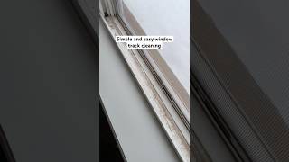 The Easiest Way To Clean Window Tracks #howto #cleaning #cleaningtips