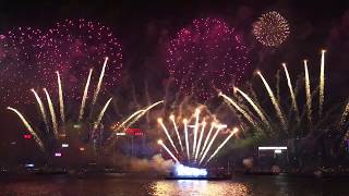 2019香港跨年倒數維多利亞港跨年煙火 Fireworks in Victoria Harbour