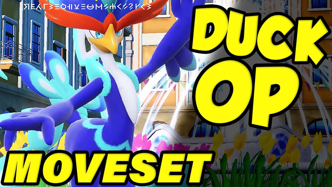 THE DUCK IS BROKEN! Best Quaquaval Movesets For Pokemon Scarlet And ...