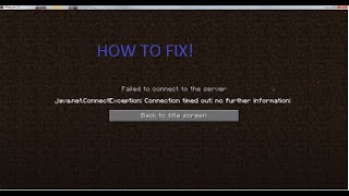 How to fix java.net.ConnectException: Connection timed out: no further information: